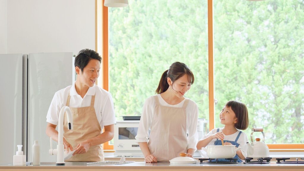 Kid in the kitchen
